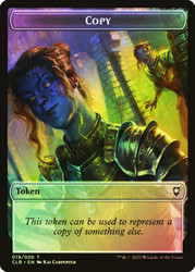 {Copy Token} // {Treasure Token}\nCommander Legends: Battle for Baldur's Gate\nSingle\nMagic The Gathering