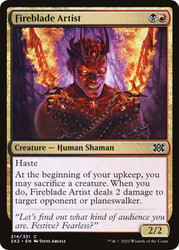 Fireblade Artist
Double Masters 2022
Single
Magic: The Gathering