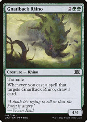 Gnarlback Rhino
Double Masters 2022
Single
Magic: The Gathering