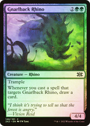 Gnarlback Rhino
Double Masters 2022
Single
Magic: The Gathering