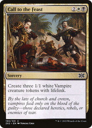 Call to the Feast
Double Masters 2022
Single
Magic: The Gathering