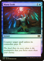 Mana Leak
Double Masters 2022
Single
Magic: The Gathering