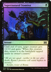 Supernatural Stamina
Double Masters 2022
Single
Magic: The Gathering