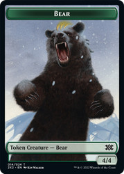 {Bear Token} // {Eldrazi Scion Token}\nDouble Masters 2022\nSingle\nMagic The Gathering