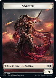 {Soldier Token} // {Spider Token}\nDouble Masters 2022\nSingle\nMagic The Gathering
