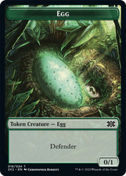 {Egg Token} // {Monk Token}\nDouble Masters 2022\nSingle\nMagic The Gathering