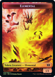 {Elemental Token} // {Knight Token}\nDouble Masters 2022\nSingle\nMagic The Gathering