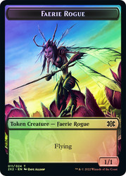 {Faerie Rogue Token} // {Treasure Token}\nDouble Masters 2022\nSingle\nMagic The Gathering
