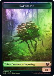 {Saproling Token} // {Spirit Token} (White)\nDouble Masters 2022\nSingle\nMagic The Gathering