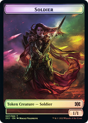 {Soldier Token} // {Worm Token}\nDouble Masters 2022\nSingle\nMagic The Gathering