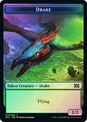 {Drake Token} // {Phyrexian Golem Token}\nDouble Masters 2022\nSingle\nMagic The Gathering