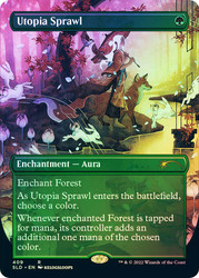 Utopia Sprawl (Secret Lair) (Borderless)\nPromo: General\nSingle\nMagic The Gathering