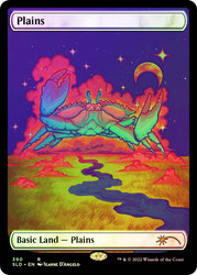 Plains (Secret Lair) (#390) (Full Art)\nPromo: General\nSingle\nMagic The Gathering
