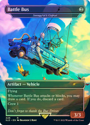 Smuggler's Copter (Battle Bus) (Secret Lair) (Fortnite) (Borderless)\nPromo: General\nSingle\nMagic The Gathering