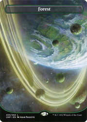 Forest (#244) (Borderless)\nUnfinity\nSingle\nMagic The Gathering