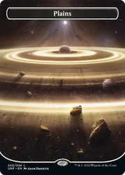 Plains (#240) (Borderless)\nUnfinity\nSingle\nMagic The Gathering