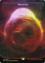 Mountain (#243) (Borderless)\nUnfinity\nSingle\nMagic The Gathering