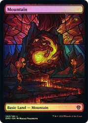 Mountain (Full Art) (#280)\nDominaria United\nSingle\nMagic The Gathering