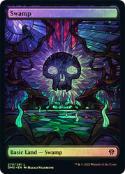 Swamp (Full Art) (#279)\nDominaria United\nSingle\nMagic The Gathering