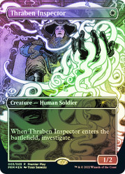 Thraben Inspector (Premier Play) (Borderless)\nPromo: General\nSingle\nMagic The Gathering