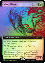 Ward Sliver (Secret Lair) (Extended Art)\nPromo: General\nSingle\nMagic The Gathering