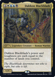 Dakkon Blackblade (Secret Lair) (Left-Handed)\nPromo: General\nSingle\nMagic The Gathering