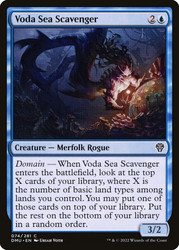 Voda Sea Scavenger\nDominaria United\nSingle\nMagic The Gathering