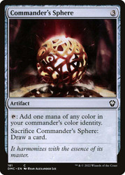 Commander's Sphere\nDominaria United Commander\nSingle\nMagic The Gathering