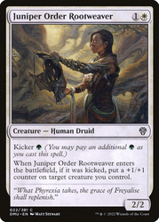 Juniper Order Rootweaver\nDominaria United\nSingle\nMagic The Gathering