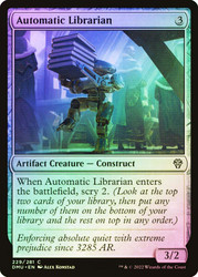 Automatic Librarian
Dominaria United
Single
Magic: The Gathering