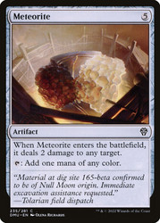 Meteorite\nDominaria United\nSingle\nMagic The Gathering