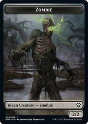 {Zombie Token}\nDominaria United Commander\nSingle\nMagic The Gathering