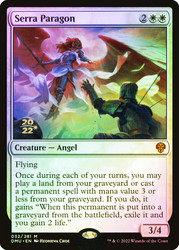 Serra Paragon (Prerelease) (Dominaria United)\nPromo: Date Stamped\nSingle\nMagic The Gathering