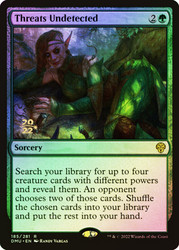 Threats Undetected (Prerelease) (Dominaria United)\nPromo: Date Stamped\nSingle\nMagic The Gathering