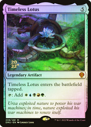 Timeless Lotus (Prerelease) (Dominaria United)\nPromo: Date Stamped\nSingle\nMagic The Gathering