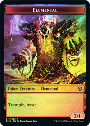 {Elemental Token} // {Saproling Token}\nDominaria United\nSingle\nMagic The Gathering