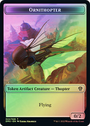 {Ornithopter Token} // {Phyrexian Token}\nDominaria United\nSingle\nMagic The Gathering