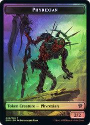 {Phyrexian Token} // {Sand Warrior Token}\nDominaria United\nSingle\nMagic The Gathering