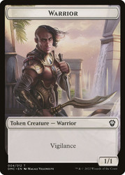 {Warrior Token} // {Zombie Knight Token}\nDominaria United Commander\nSingle\nMagic The Gathering