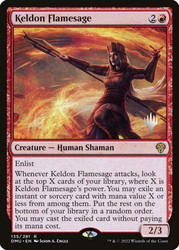 Keldon Flamesage (Promo Pack) (Dominaria United)
Promo
Single
Magic: The Gathering