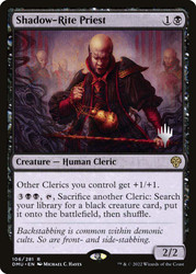 Shadow-Rite Priest (Promo Pack) (Dominaria United)
Promo
Single
Magic: The Gathering