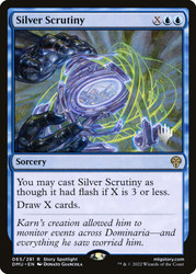 Silver Scrutiny (Promo Pack) (Dominaria United)
Promo
Single
Magic: The Gathering