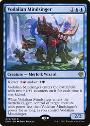 Vodalian Mindsinger (Promo Pack) (Dominaria United)
Promo
Single
Magic: The Gathering