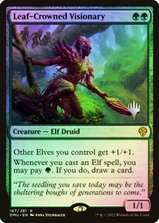 Leaf-Crowned Visionary (Promo Pack) (Dominaria United)
Promo
Single
Magic: The Gathering