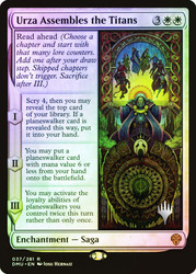 Urza Assembles the Titans (Promo Pack) (Dominaria United)
Promo
Single
Magic: The Gathering