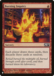 Burning Inquiry\nMystery Booster / The List\nSingle\nMagic The Gathering