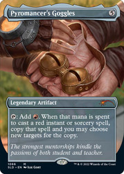 Pyromancer's Goggles (Secret Lair) (Borderless)\nPromo: General\nSingle\nMagic The Gathering