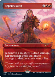 Repercussion (Secret Lair) (Borderless)\nPromo: General\nSingle\nMagic The Gathering