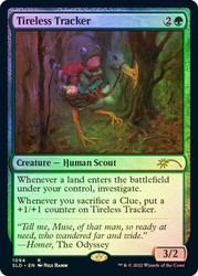 Tireless Tracker (Secret Lair) (#1094)\nPromo: General\nSingle\nMagic The Gathering