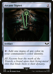 Arcane Signet (#228)\nWarhammer 40,000 Commander\nSingle\nMagic The Gathering